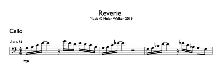 Reverie (Cello) product image (1)