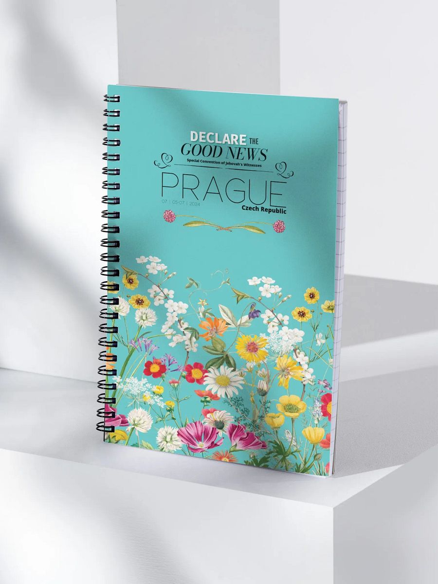 'Declare the Good News' 2024 Special Convention of Jehovah's Witnesses: Prague Czech Republic Spiral Notebook product image (4)