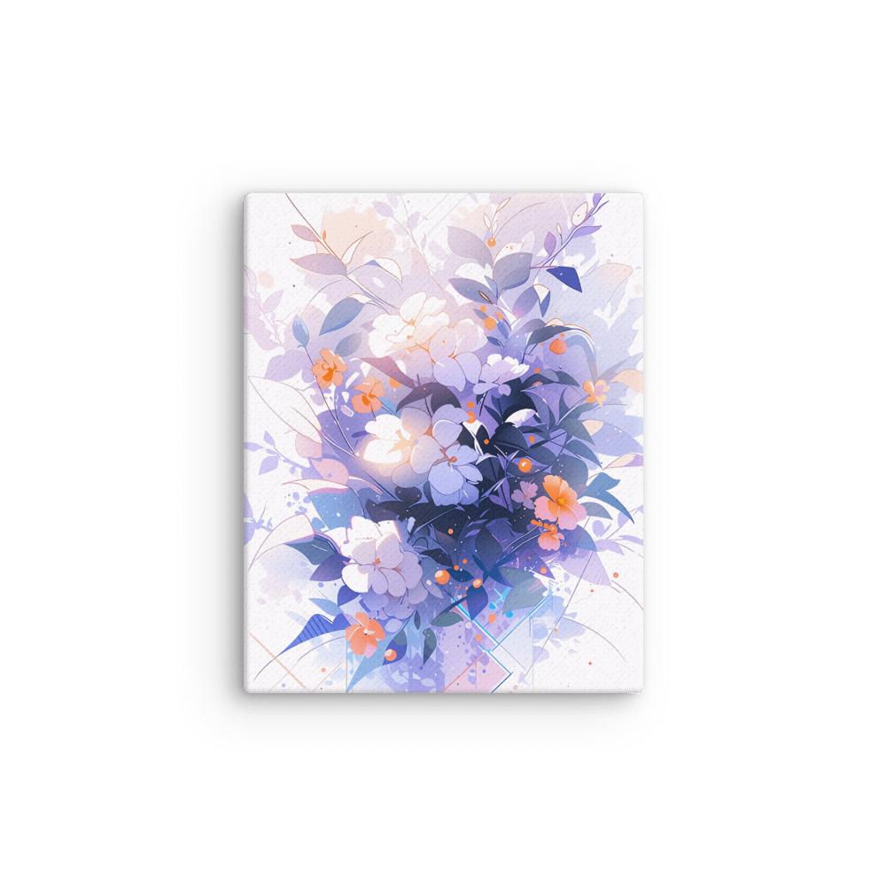 Dreamy Pastel Floral Abstract Wall Art Canvas product image (3)