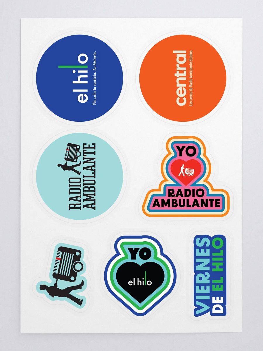 Hoja de Stickers Radio Ambulante y El hilo product image (3)