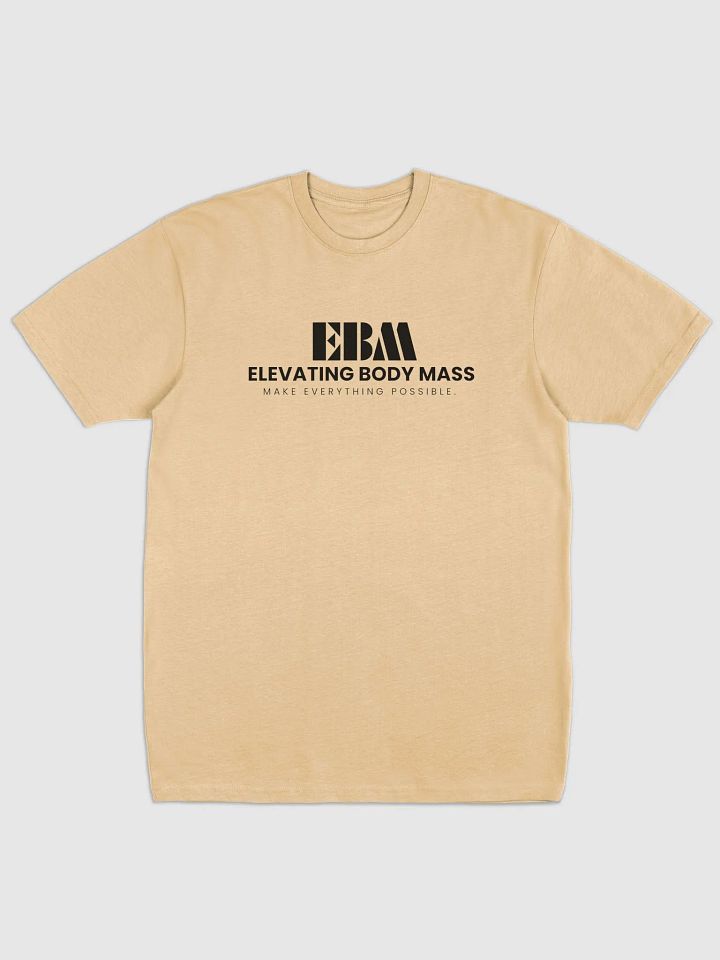 EBM Heavyweight Tees (Black Logo) product image (1)