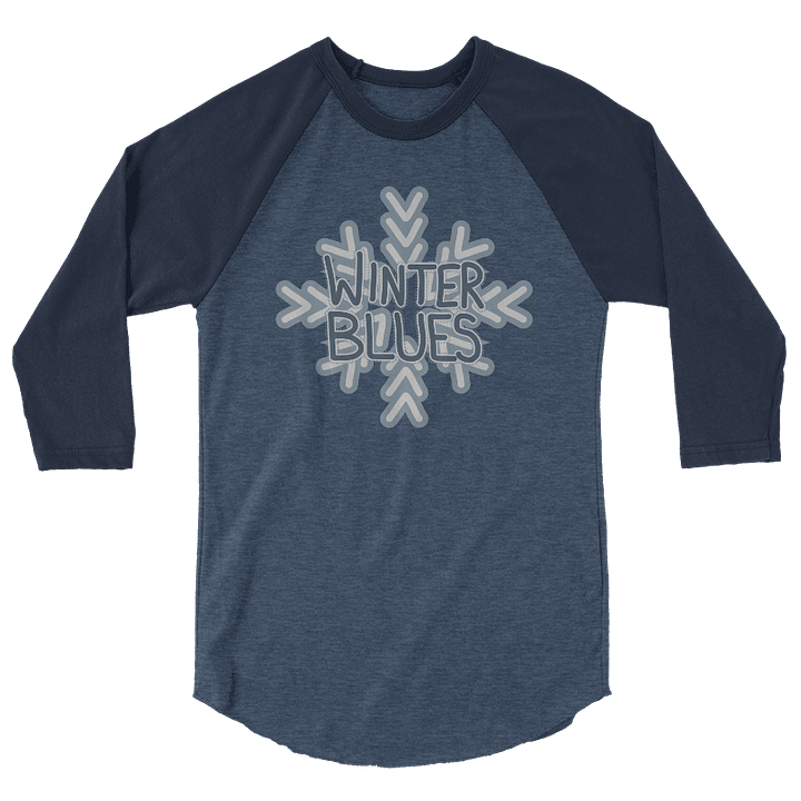 Winter Blues - Baseball Shirt product image (2)