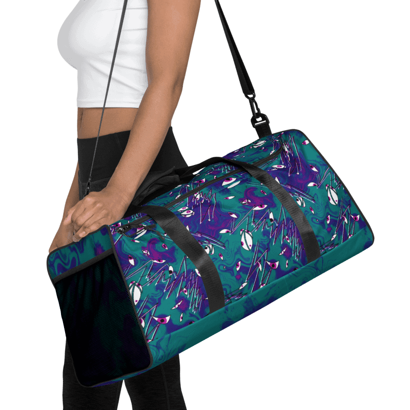 Eyes and Lightning Magic Duffle Bag (Overdose Colours) product image (2)