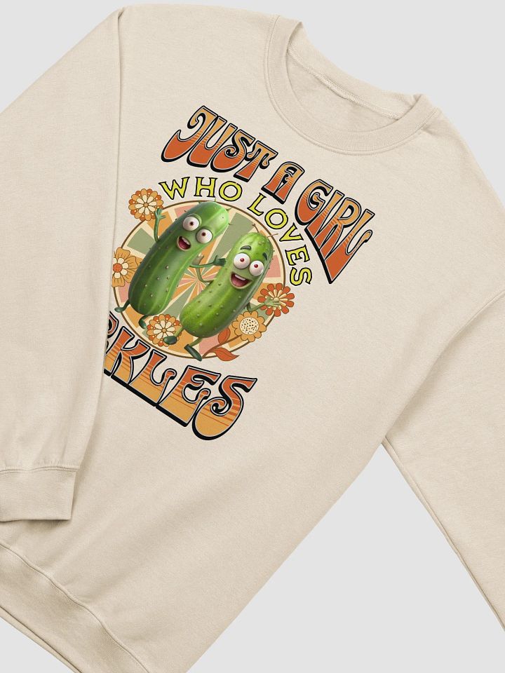 Just A Girl Who Loves Pickles Lover's Animated Crewneck product image (16)