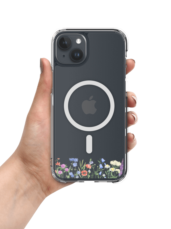 Floral Field iPhone® MagSafe® Clear Case product image (2)