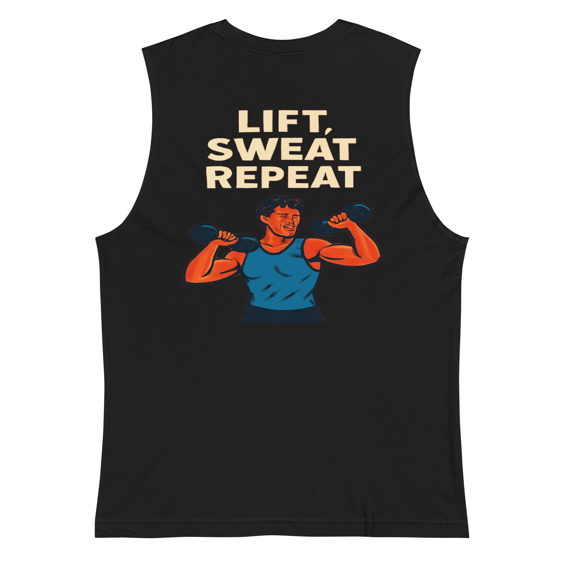 Best Selling - LIFT, SWEAT, REPEAT Muscle Tank product image (4)