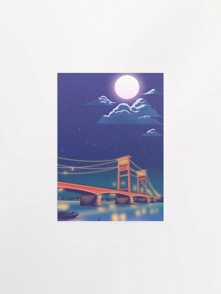 Starry Night Bridge Poster product image (2)