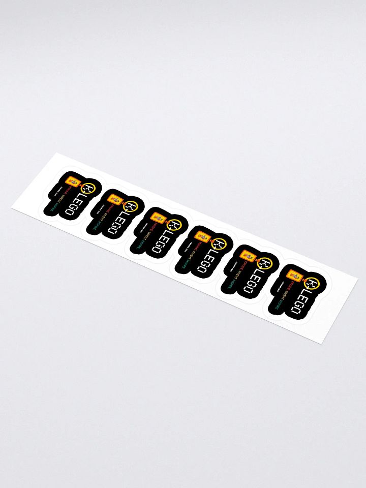 Klego Kiss Cut Stickers (Set of 6) product image (1)