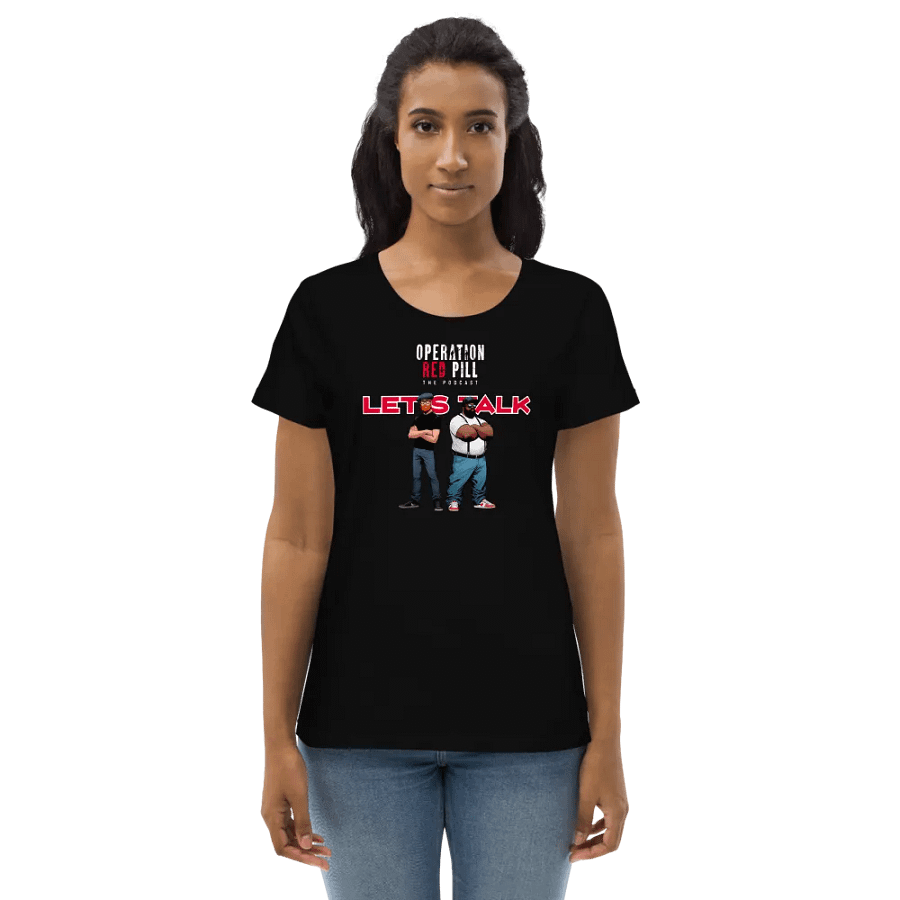 “Let’s Talk” Women’s Fitted T-shirt - The Drew Missen Collection product image (10)
