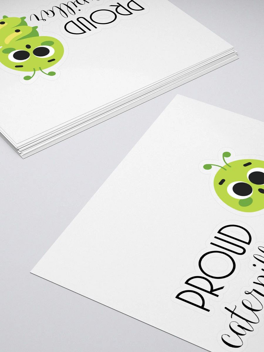 Proud Caterpillar Kiss Cut Sticker product image (12)