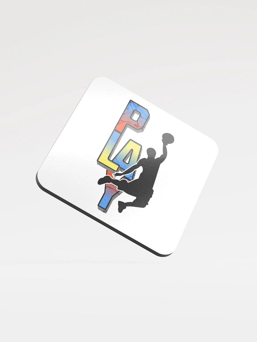 Play Basketball Playtime Graffiti Cork Coaster product image (2)