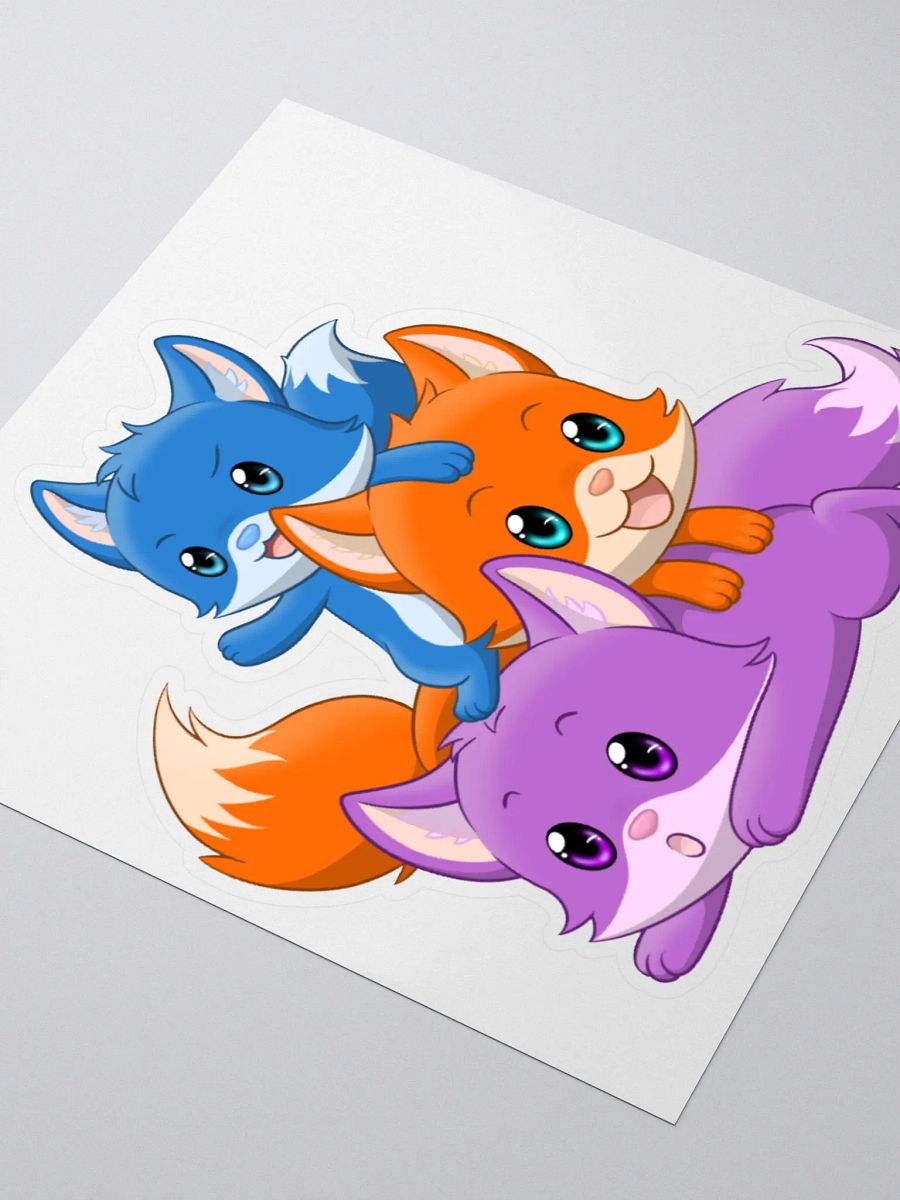 Fuchsfamilie Sticker product image (3)