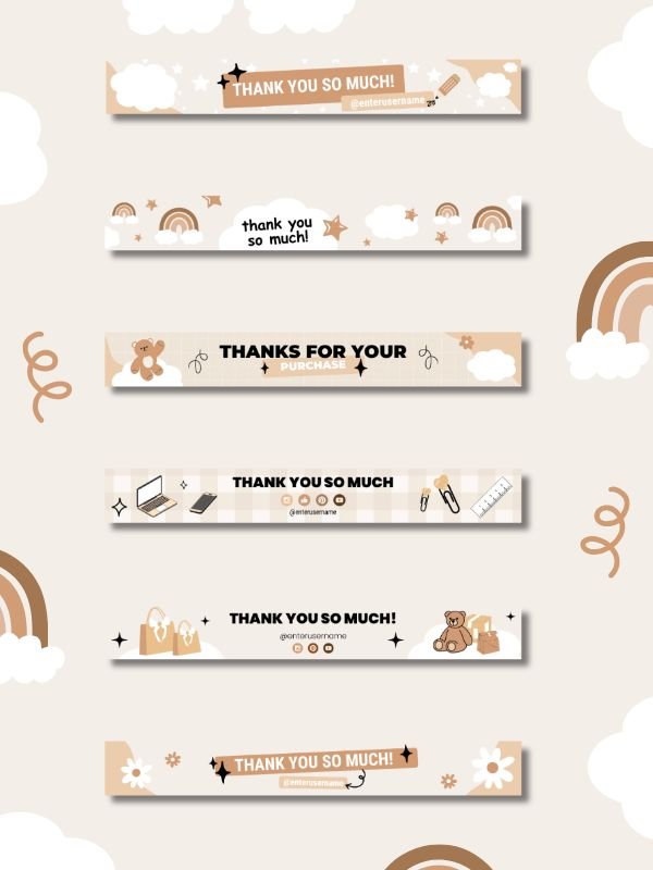 MRR/PLR Etsy Thank You Cards for Business product image (9)