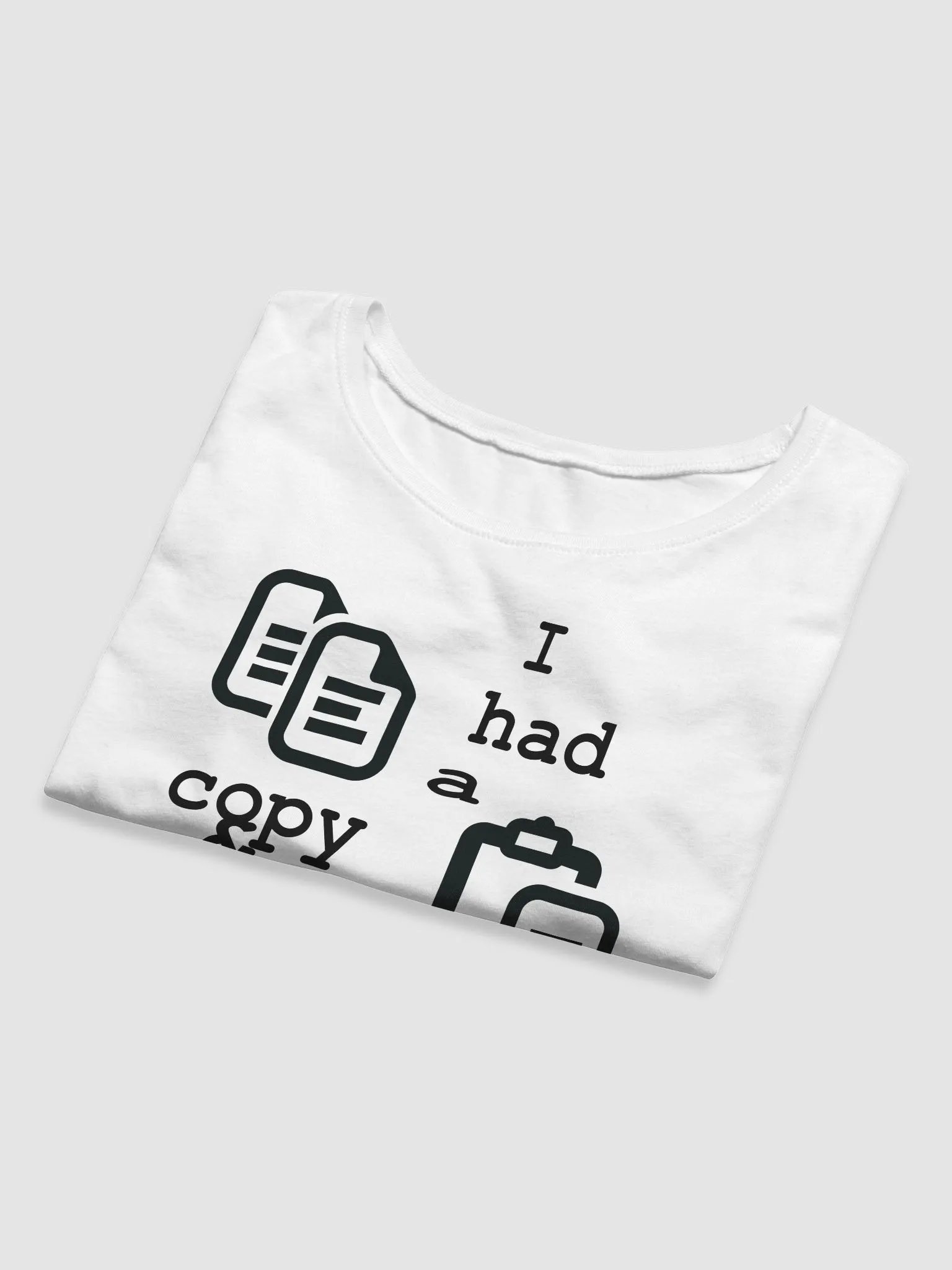 I Had A Copy & Paste Education - Black - Bella+Canvas Women's Crop Tee product image (5)