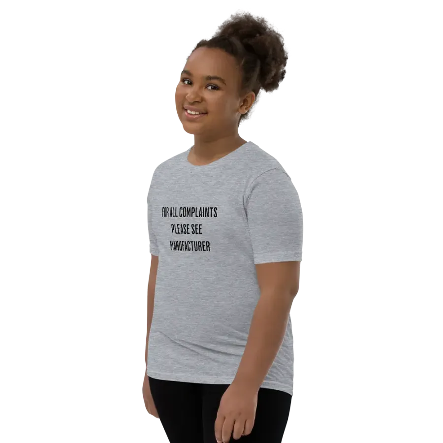 For All Complaints Please See Manufacturer - Youth T-Shirt product image (84)