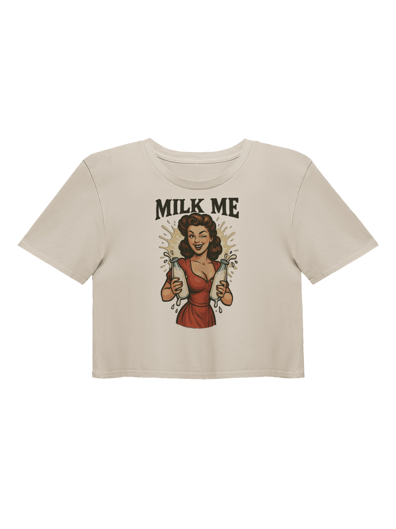 Vintage Milk Me Women's Crop Top product image (1)
