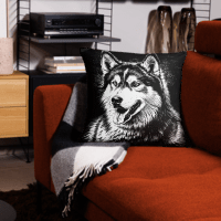 Alaskan Malamute Throw Pillow product image (3)