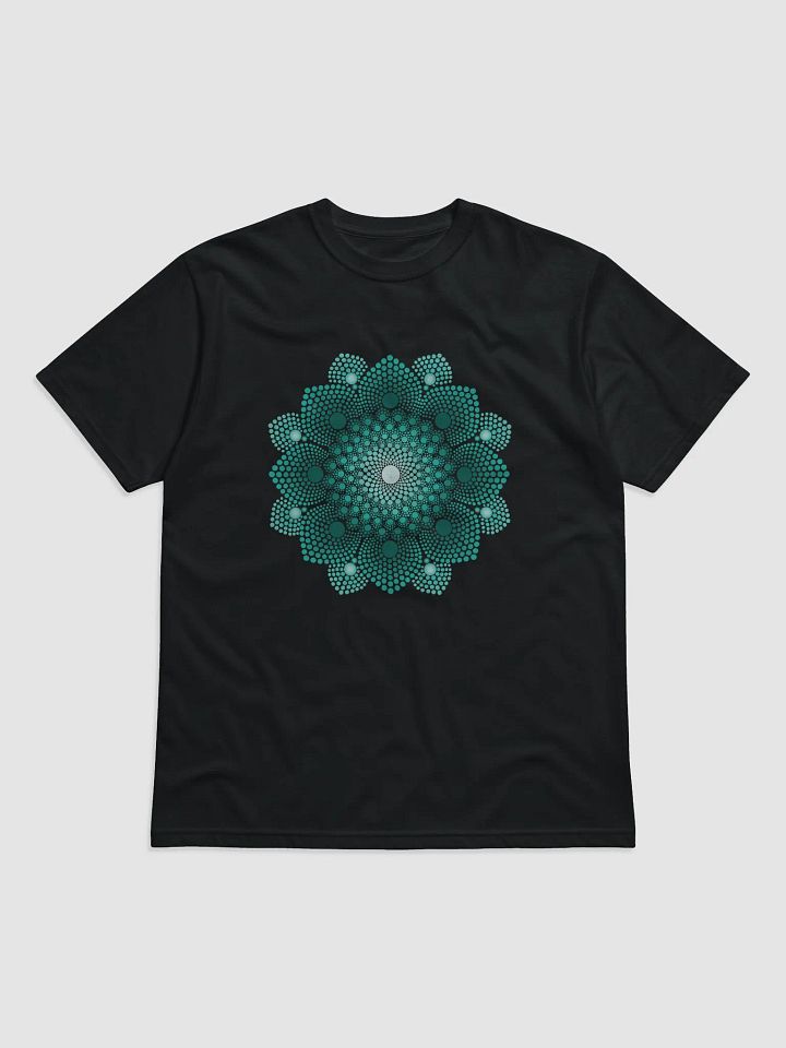 Turquoise Dot Mandala Unisex Organic T-Shirt product image (1)