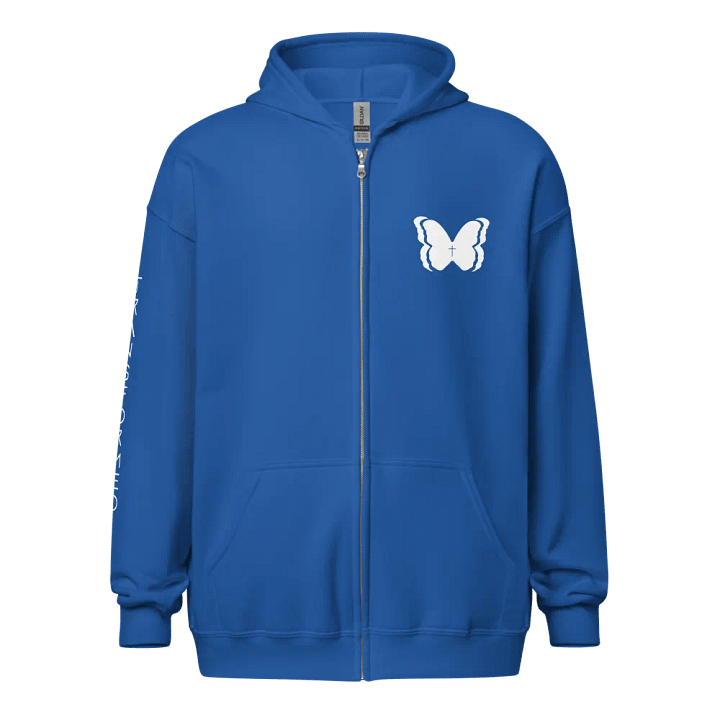 Transformed Butterfly Zip Up Hoodie product image (2)