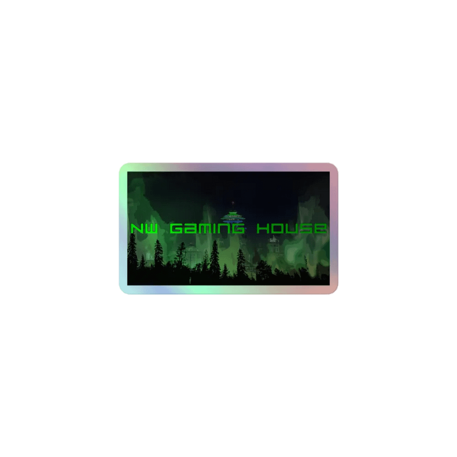 Nightfall in NW Gaming House Holographic Stickers product image (1)