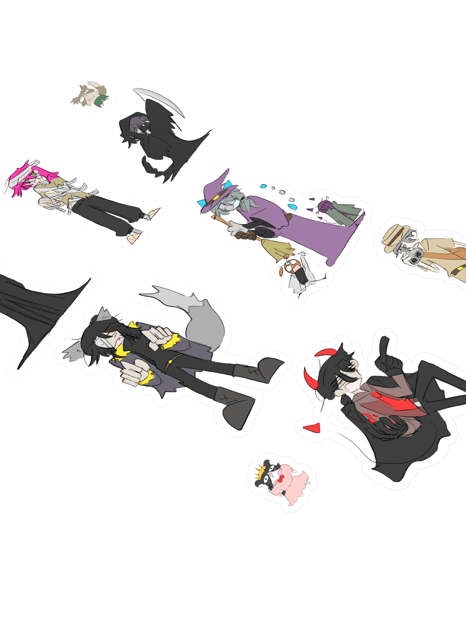 Moon Savers Halloween stickers product image (2)