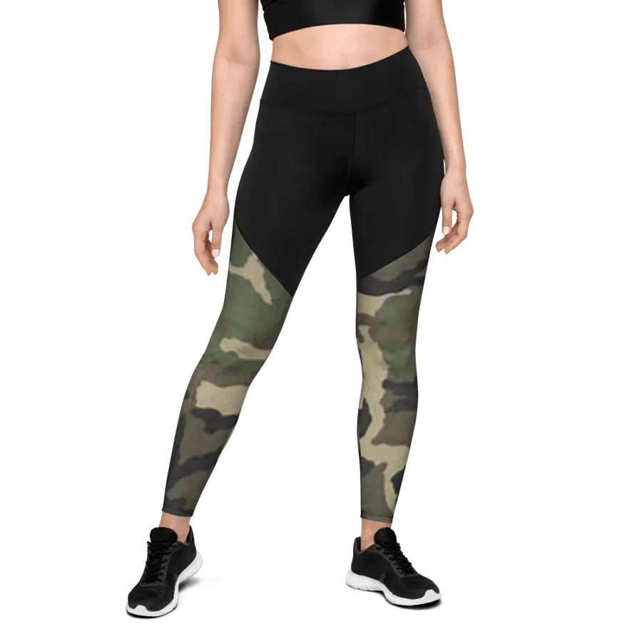 Faithful Camo: Compression Leggings - Woodland product image (3)