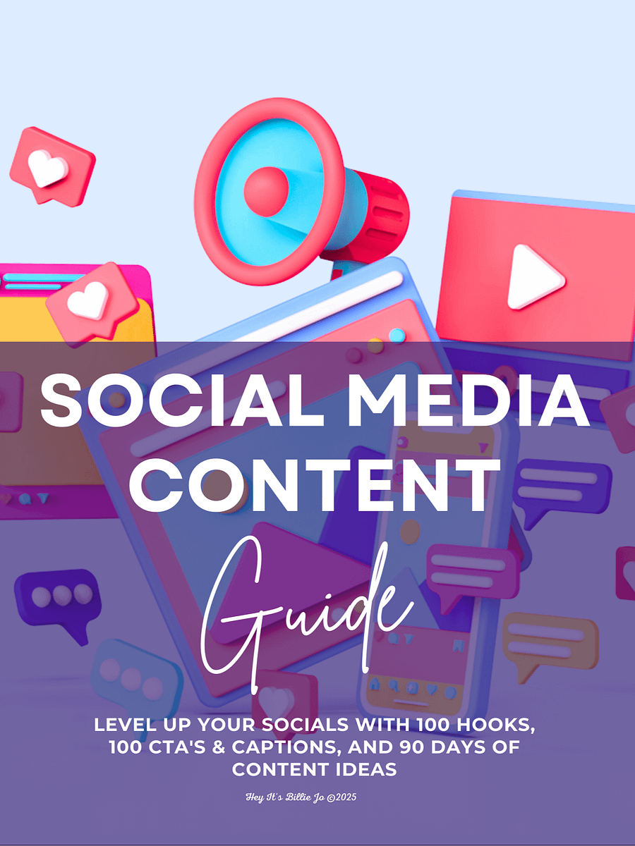 [BJ's Designs] Social Media Content Guide product image (2)