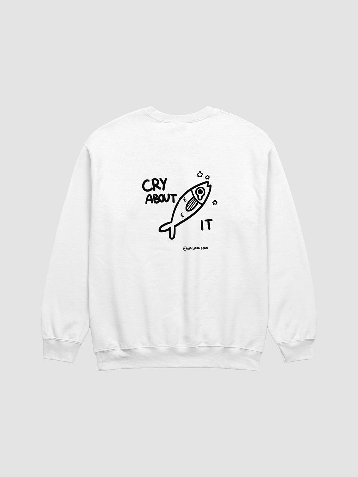 CRY ABOUT IT CREWNECK (white) product image (2)