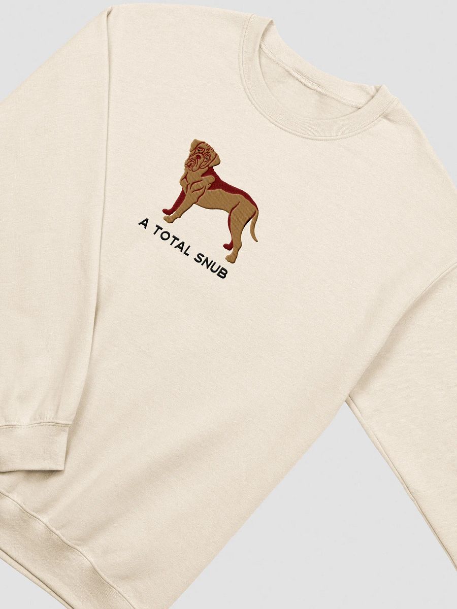 A Total Snub Sweatshirt (Embroidered) of a Dogue de Bordeaux product image (15)