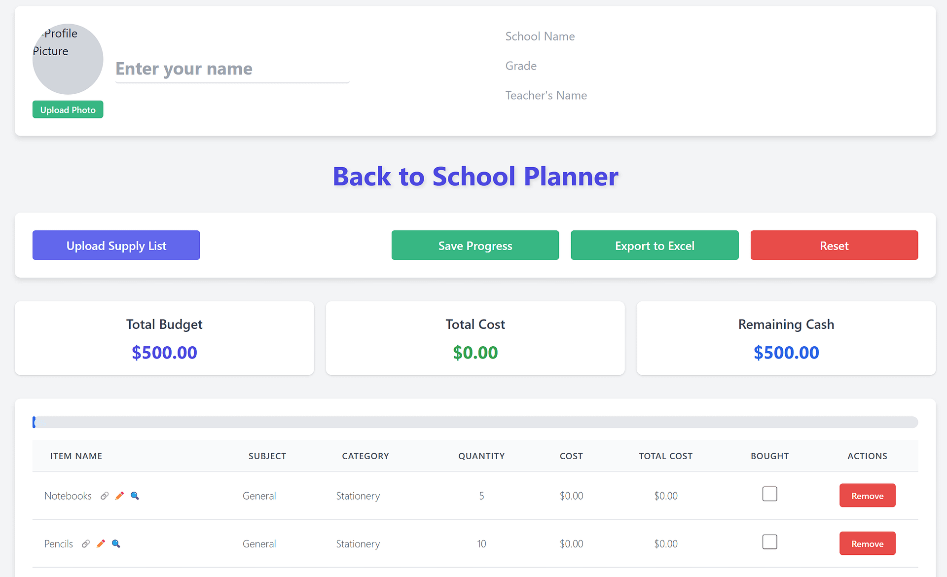 Streamline Your Back-to-School or Any Supply List with Our Efficient Planner Web App [Digital Download] product image (2)