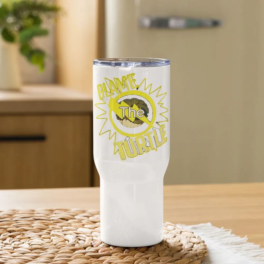 Blame the turtle! Travel Cup product image (9)