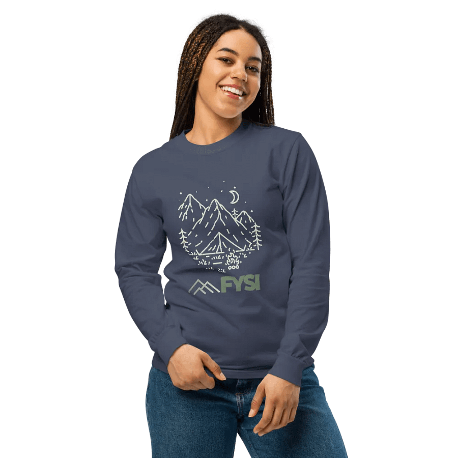 Starlit Escape Organic Long Sleeve t-shirt product image (4)