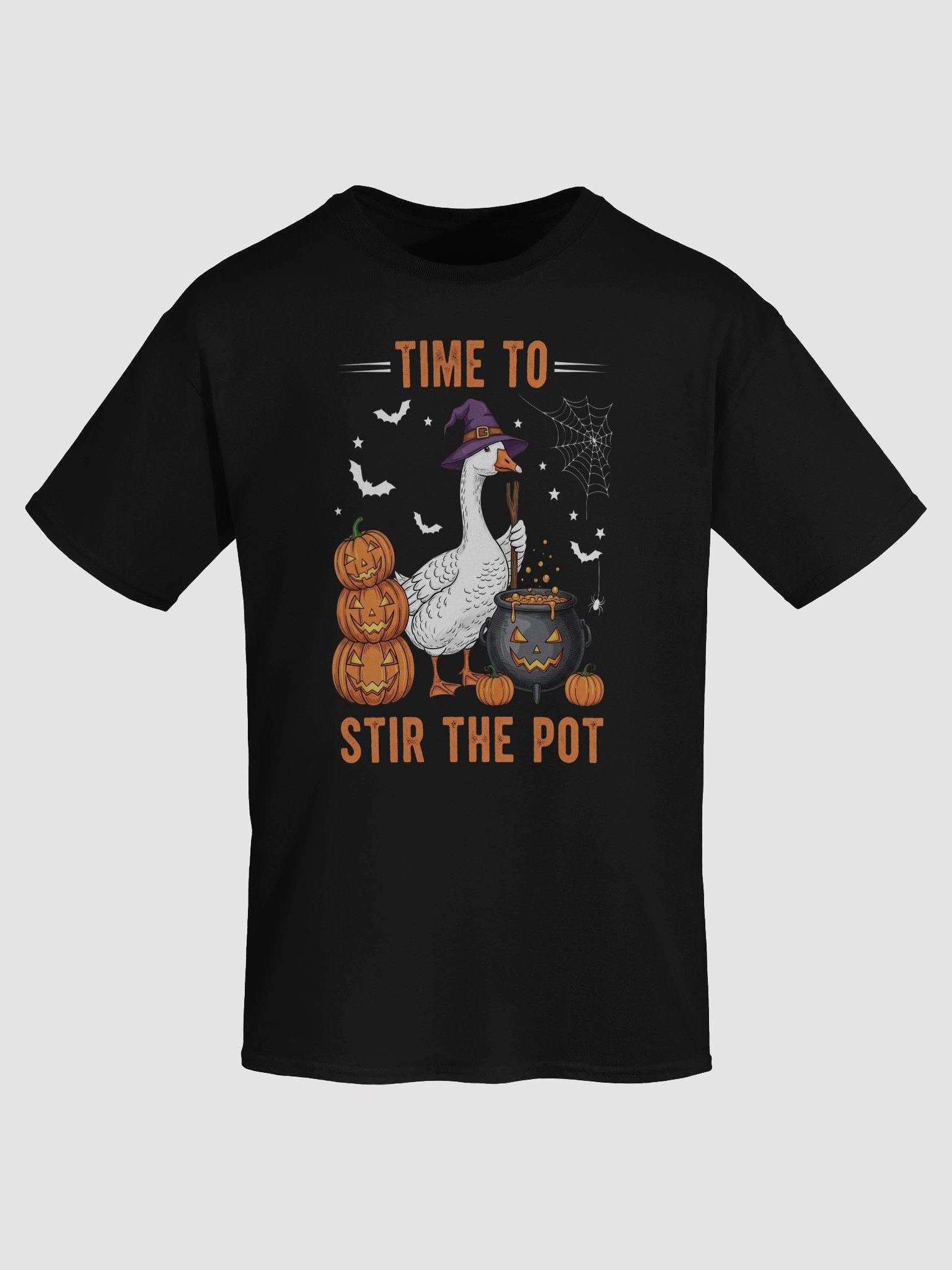 Funny Witchy Goose Cauldron Stirring T-Shirt product image (26)