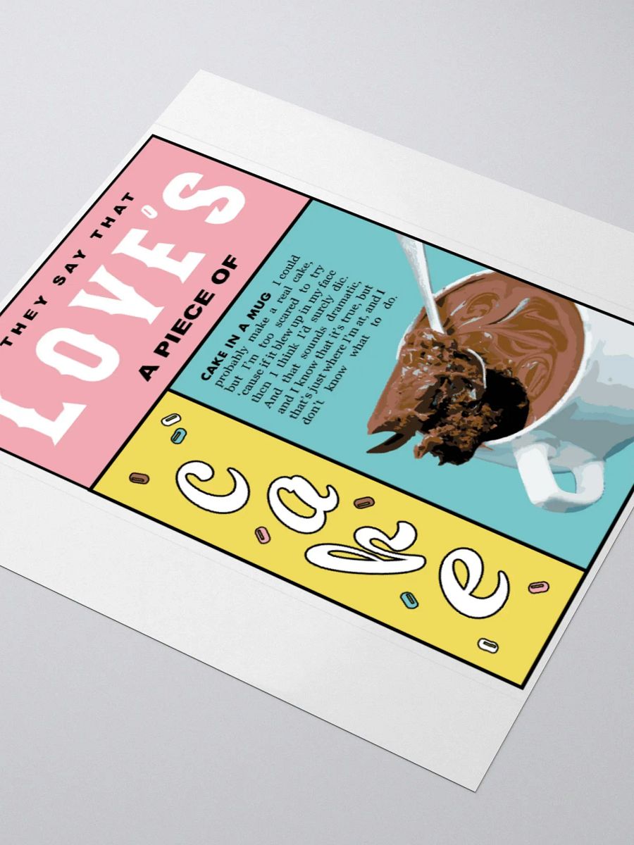 Cake in a Mug Sticker product image (3)