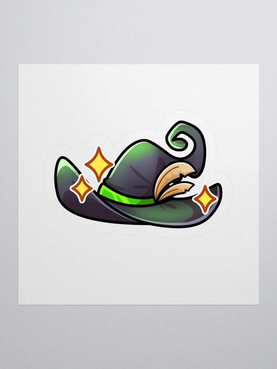 Enchanted Wizzie Hat Kiss Cut Stickers product image (2)