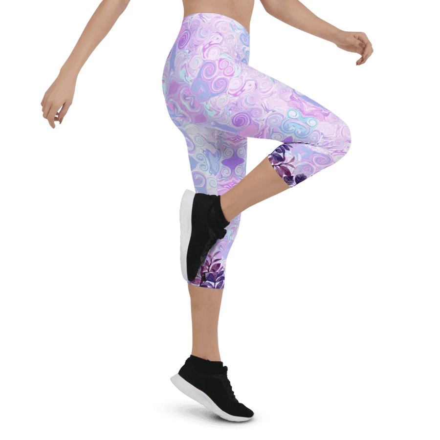 Pastel Whimsy Capri Leggings product image (5)