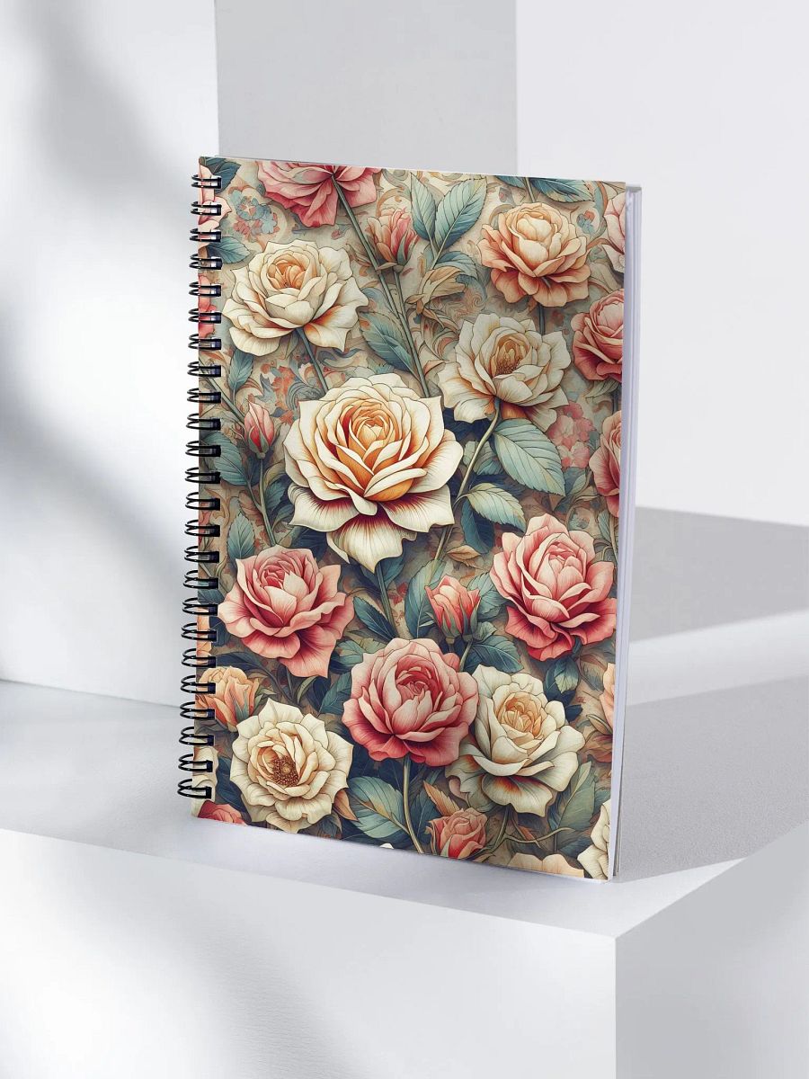 Royal Floral Spiral Notebook product image (4)