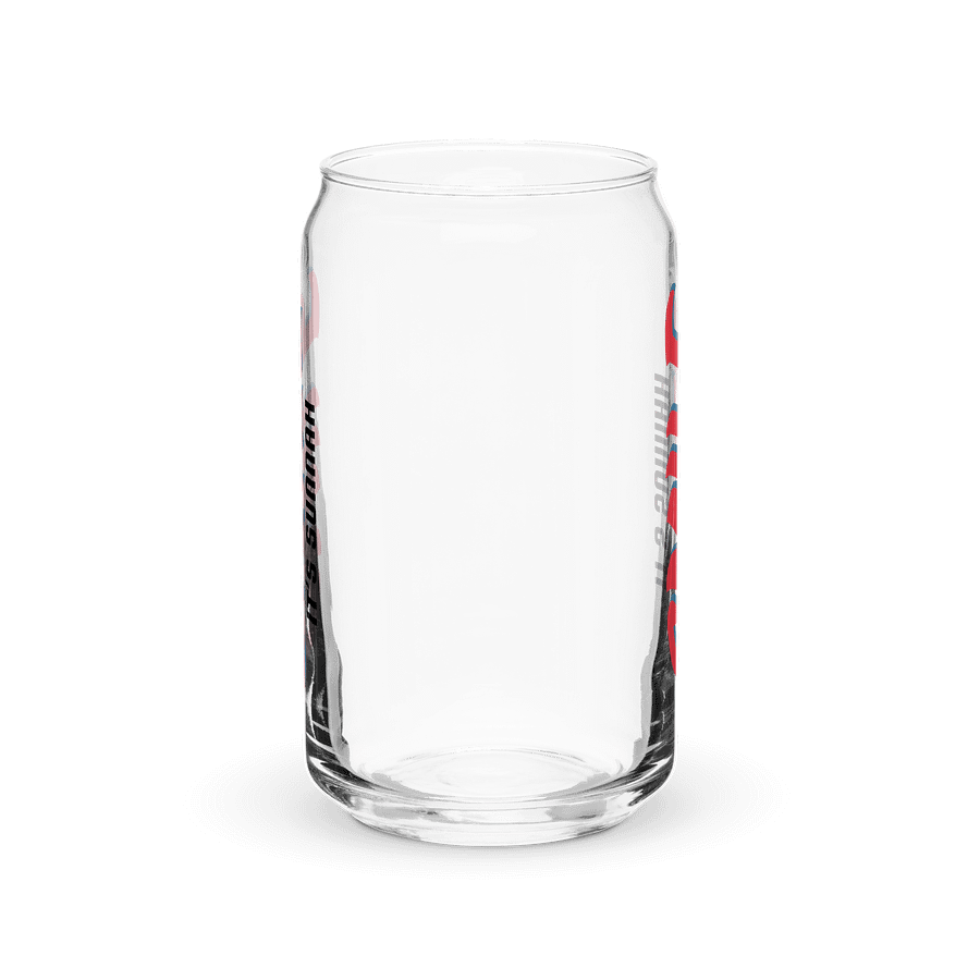 "Smile It's Sunnah" Glass in Vivid Red product image (2)