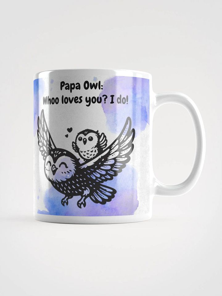 Papa Owl Mug - Cute Father’s Day Gift, Coffee Cup for Dad, Owl Dad Mug, Gift from Kids product image (2)