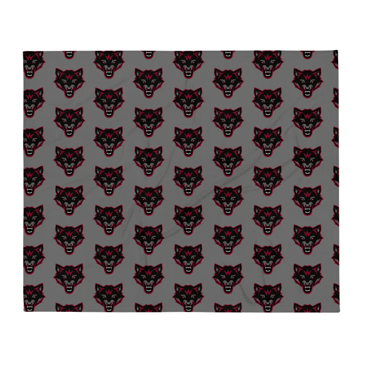 Vintage Captain Wolfpak Logo Throw Blanket product image (2)