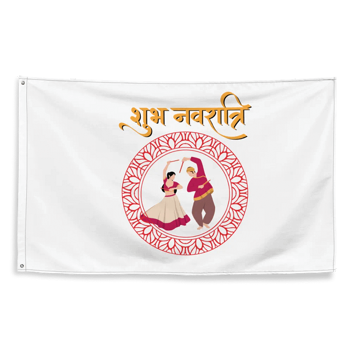 Navratri Flag/Banner - Enjoy your Festival with family product image (2)