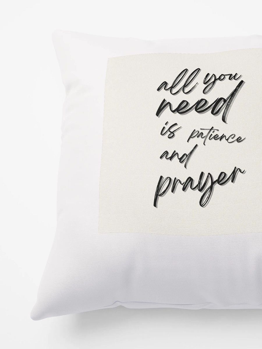 Patience and Prayer Pillow product image (3)