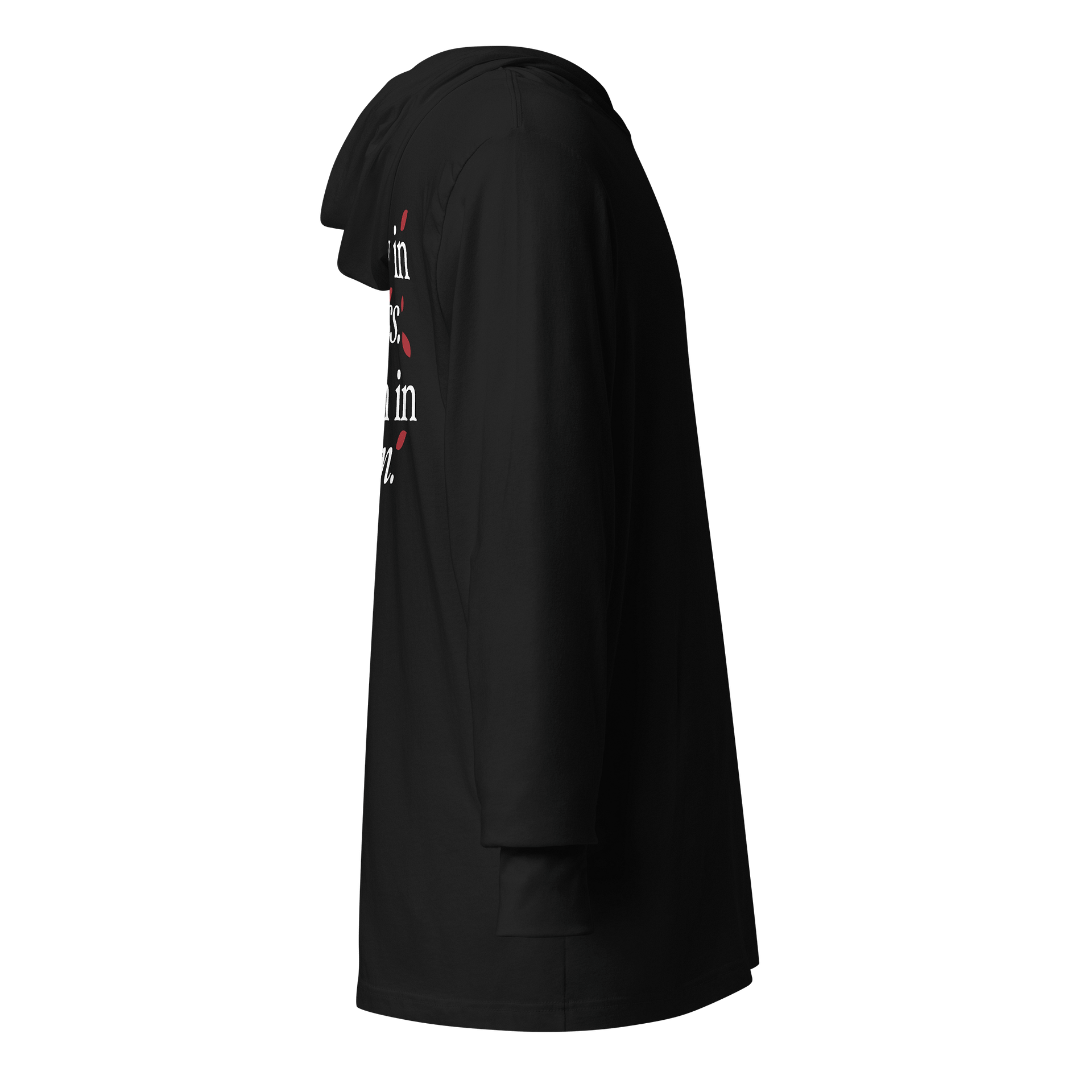 Bella+Canvas Unisex Hooded Long Sleeve Tee product image (4)
