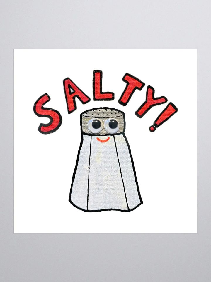 Salty Square Stickers 4x4 and Larger product image (1)