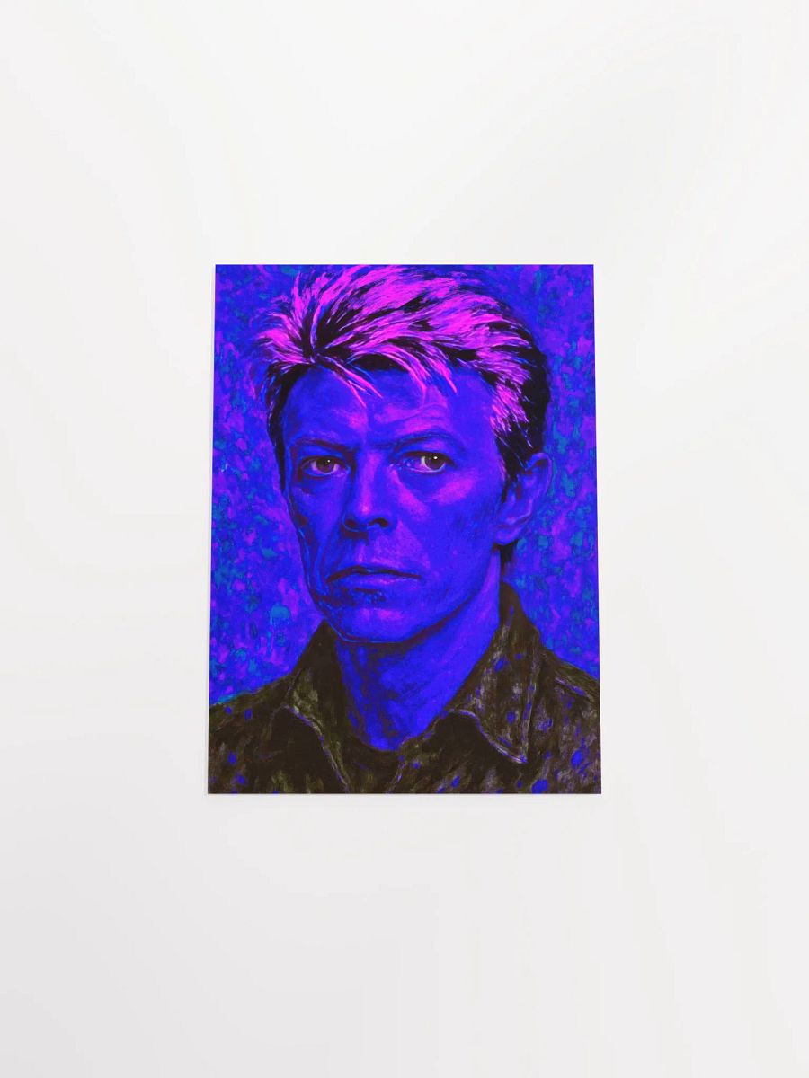 Vibrant Stylized David Bowie Poster product image (5)