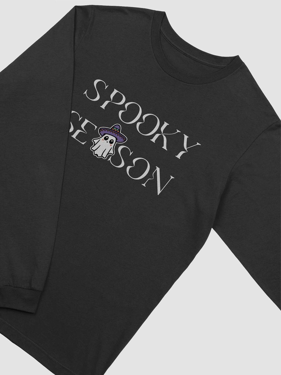 Spooky Season Sombrero Ghost Light Supersoft Long Sleeve Slimmer Fit Shirt product image (2)