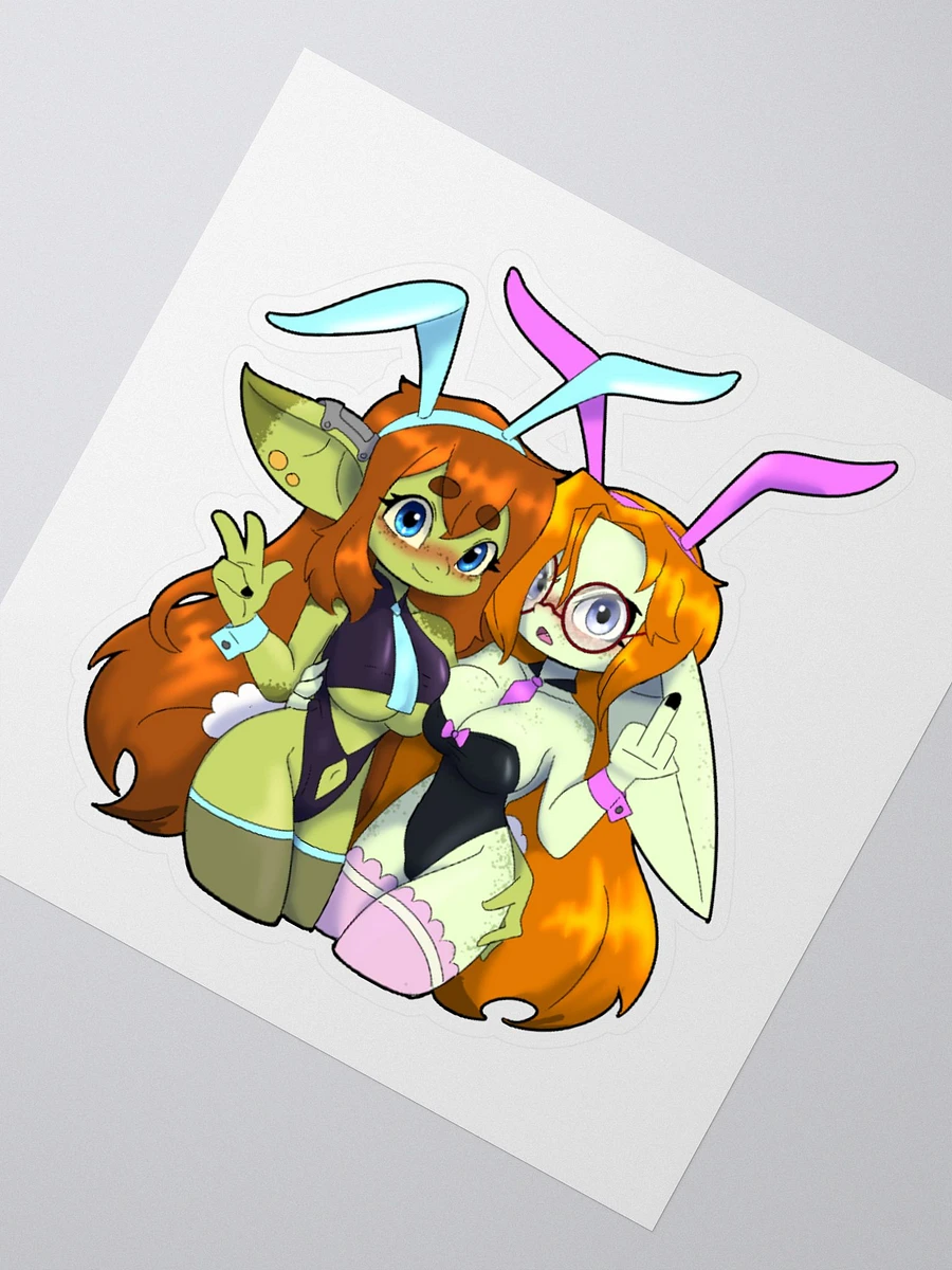 Two Bunny Gobs sticker product image (5)