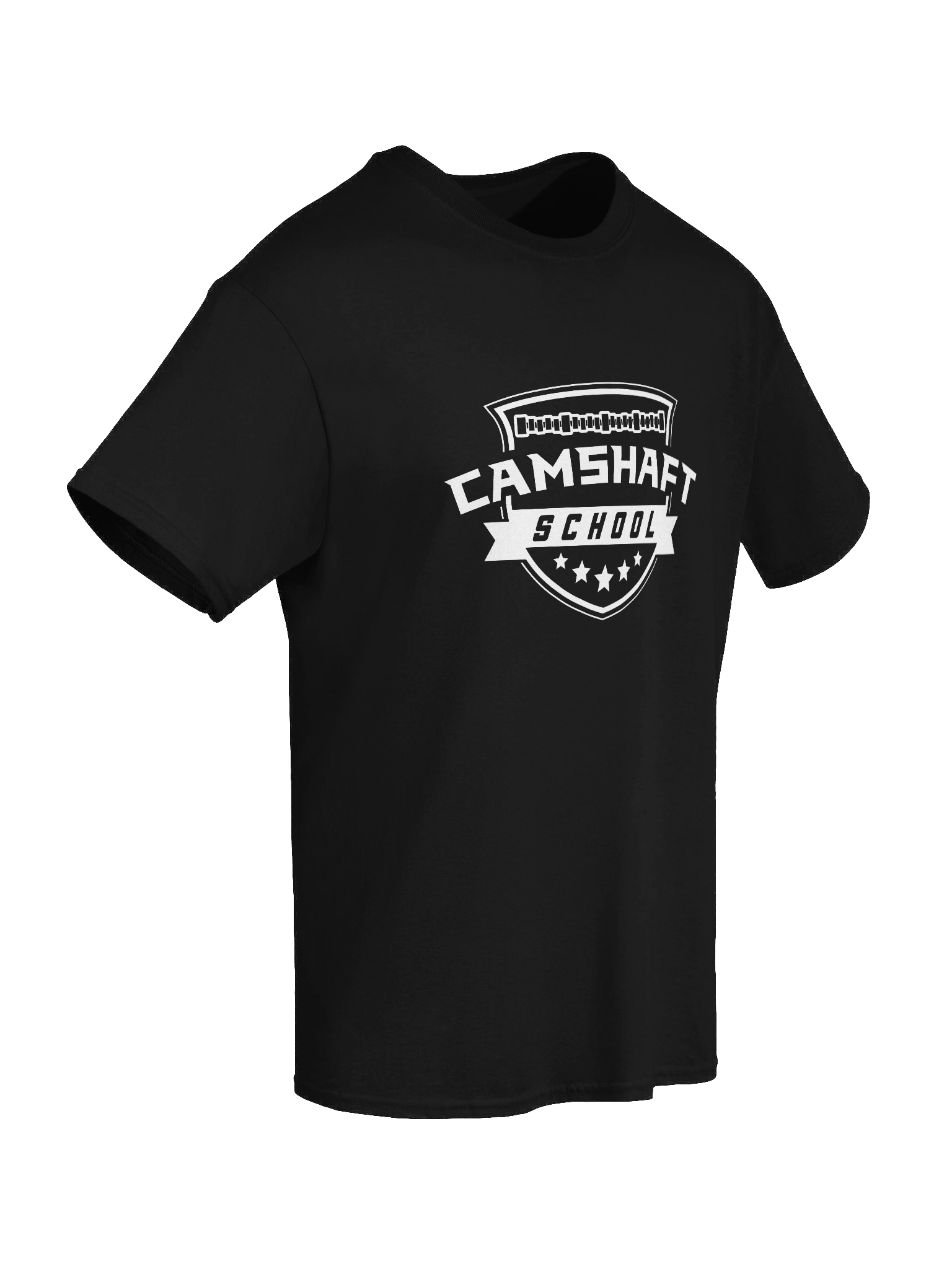 T-shirt - White on Black product image (8)