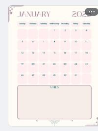 2025 Printable Personal Planner product image (3)
