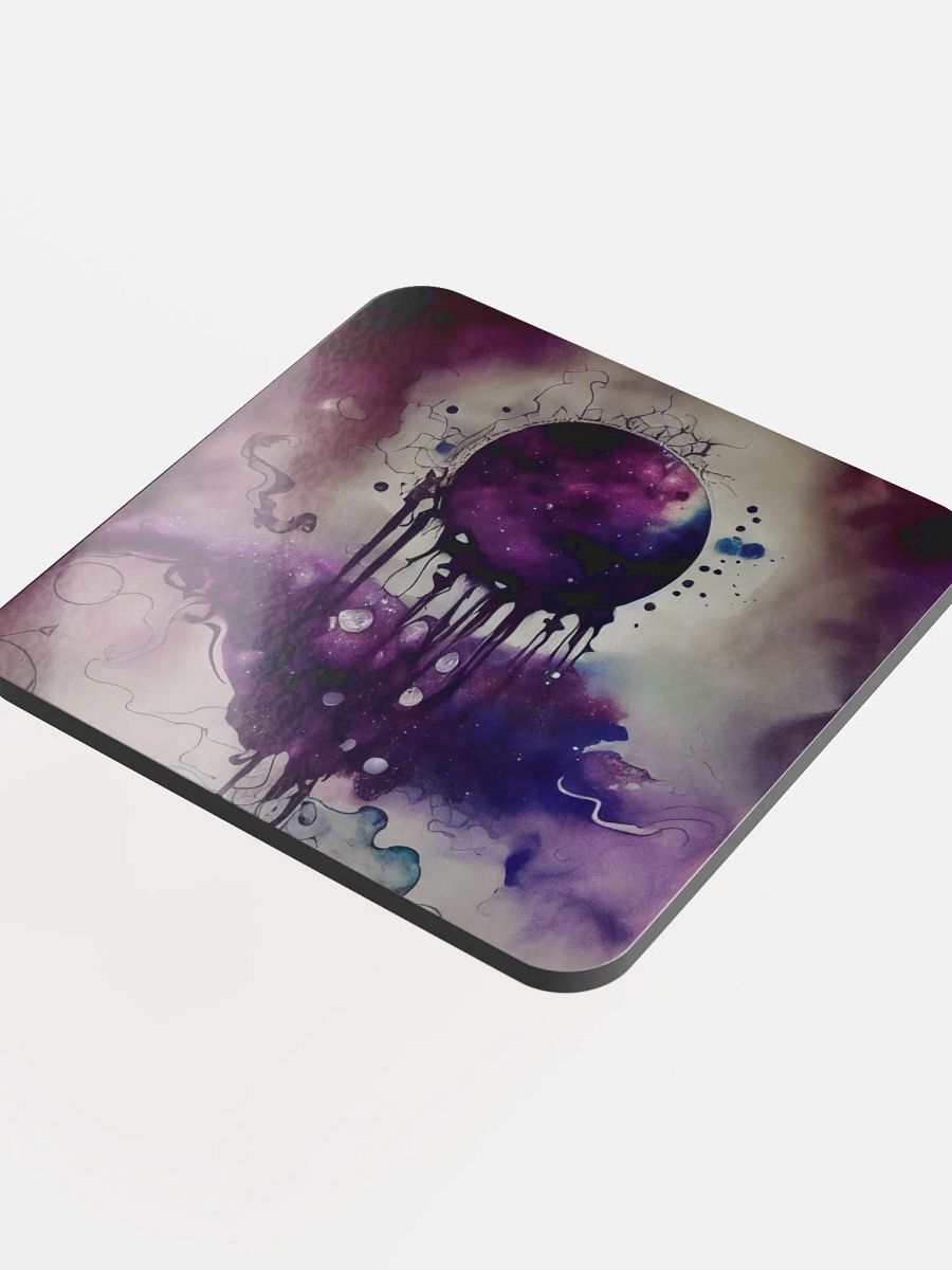 Cosmic Reflections Glossed Cork Coaster product image (4)